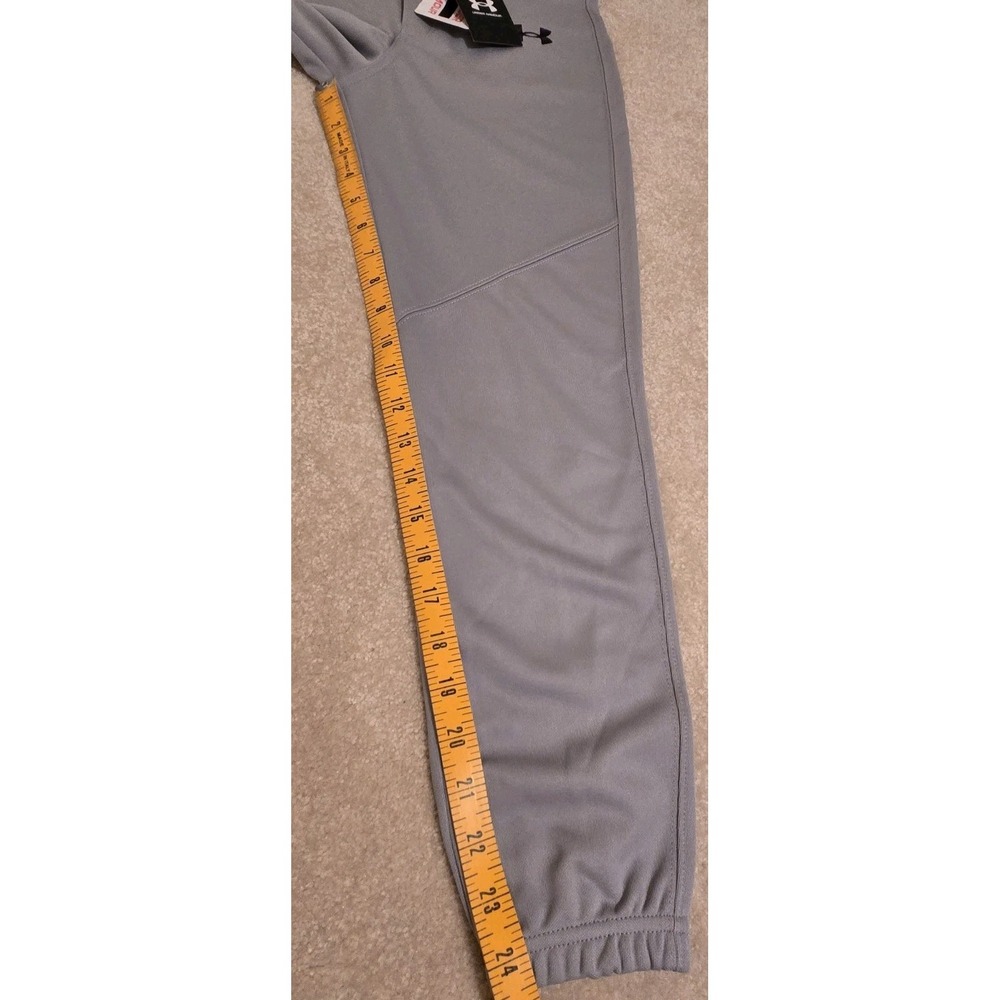 Under Armour Utility Baseball Pant Youth Boys Med Gray NEW pant closed - Picture 9 of 12